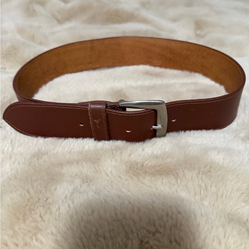 Women’s Vintage Brown Genuine Leather Belt S/M